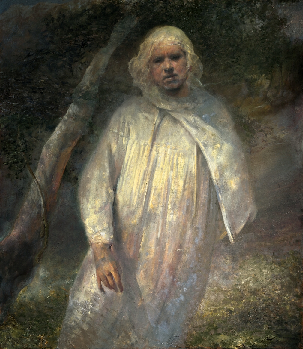 Odd Nerdrum, In Arcadia, oil on canvas, 50 1/2 x 44 1/4 inches