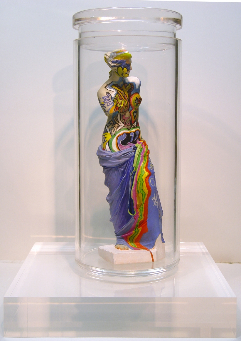 Clement - Kamena, Street Venus I, 2012, mixed media, 14 x 6 inches