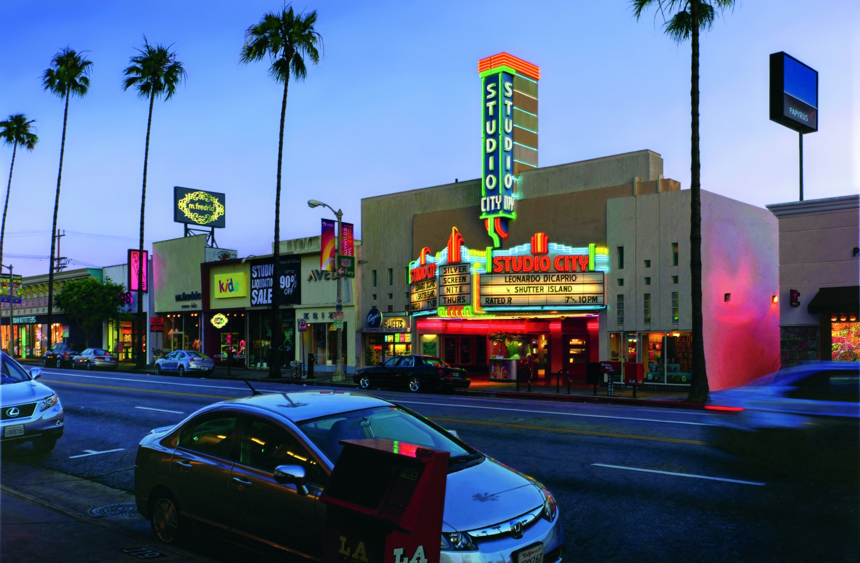 davis cone, Studio City/Summer Evening (SOLD), 2011, acrylic on canvas, 30 x 46 inches
