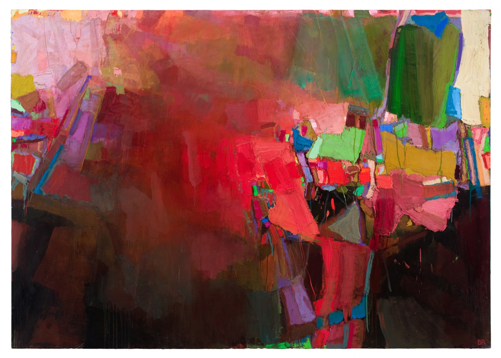 Brian Rutenberg Glow Tide (SOLD), 2009-10, oil on linen, 56 x 79 inches