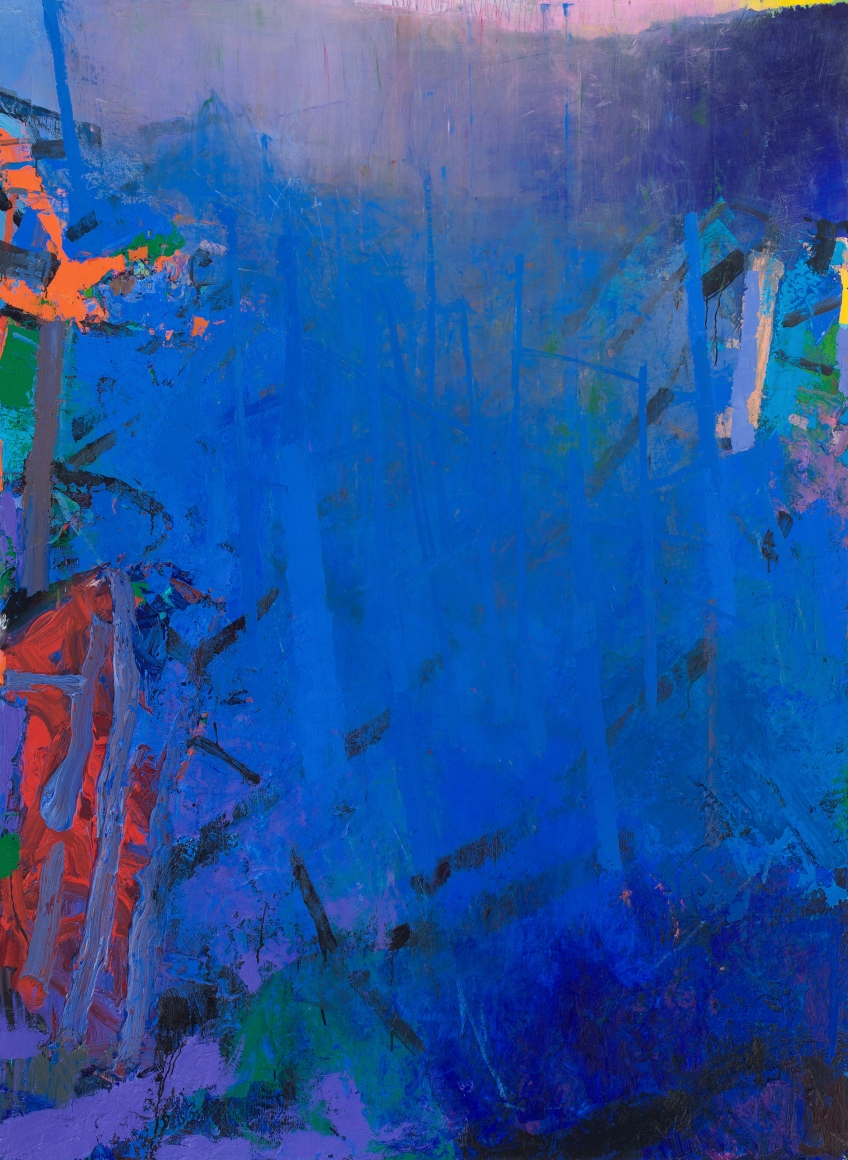 Brian Rutenberg, Hyssop, 2017, oil on linen, 82 x 60 inches