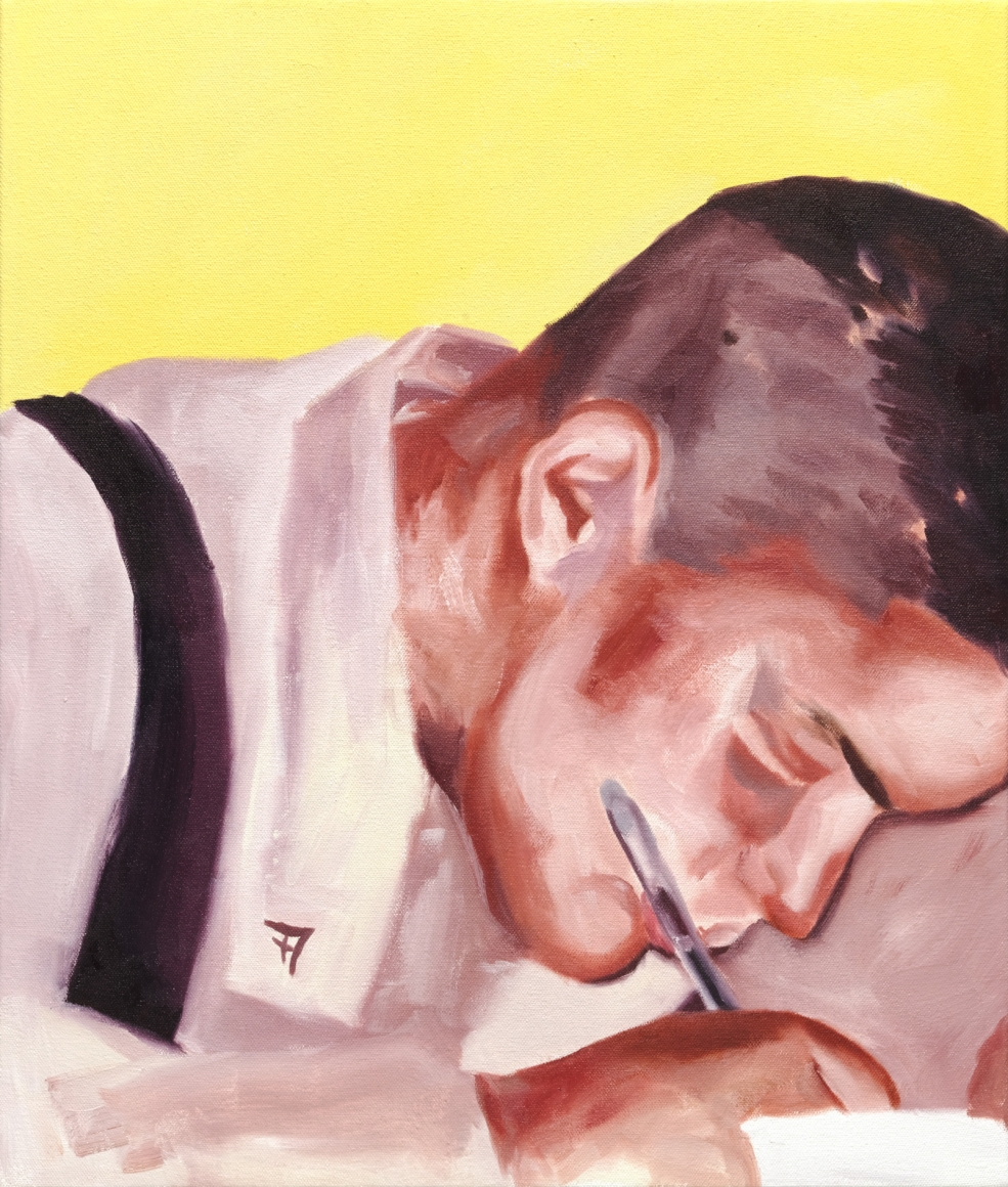 megan rye, Morning/Mourning 9, 2011, oil on canvas, 17 x 20 inches