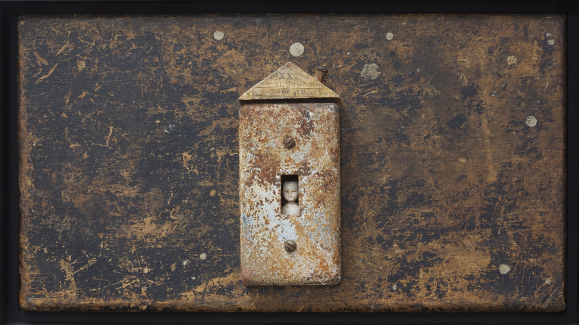 Alan Magee, Window, 2001, mixed media, 8.5 x 14.75 x 3 inches