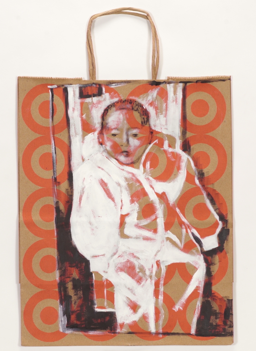 Megan Rye Megan Referral 2, 2017 oil on paper 19 x 12 inches