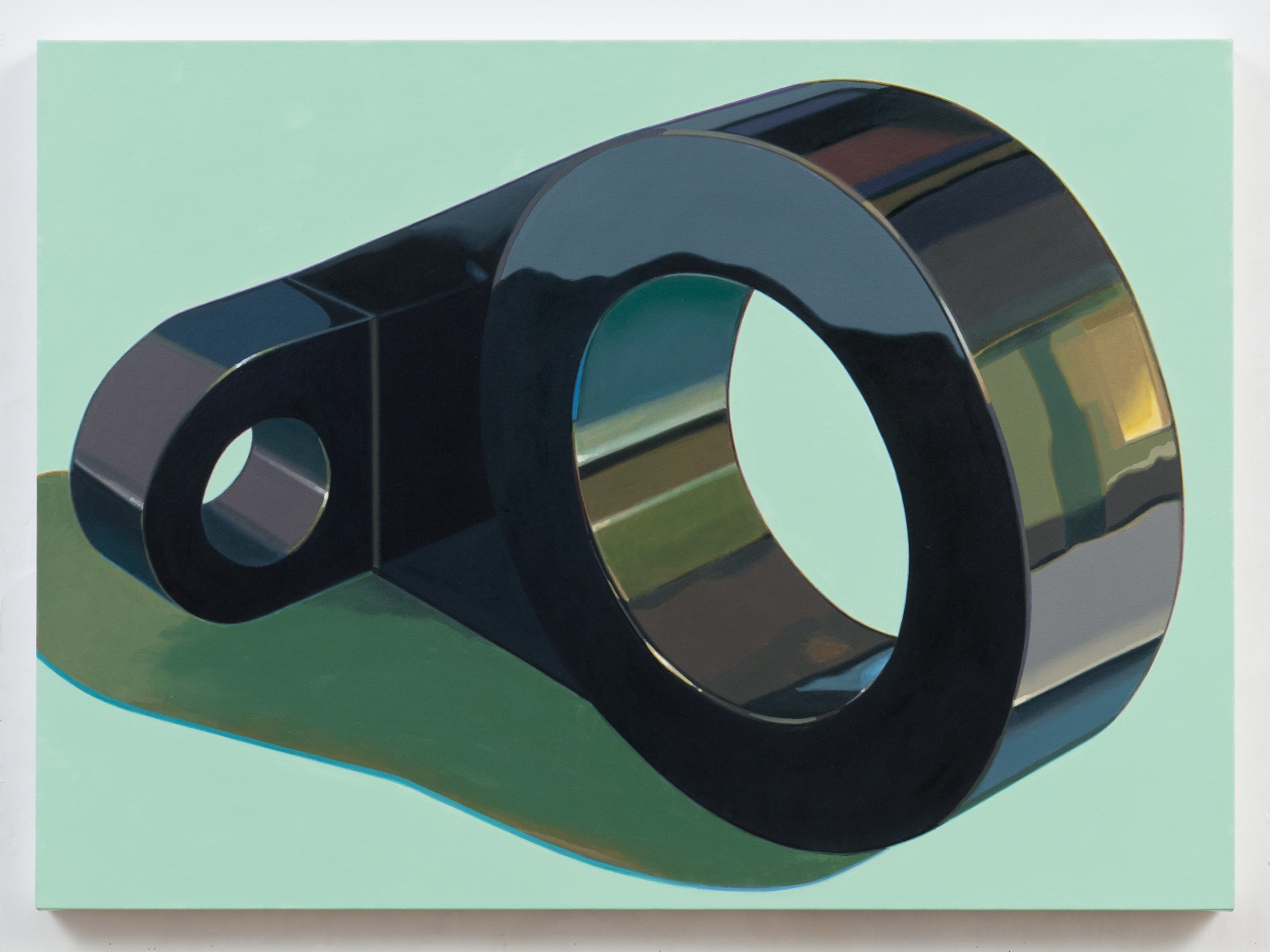 Robert Cottingham, Component IX, 2011, oil on canvas, 32 1/2 x 44 1/2 inches