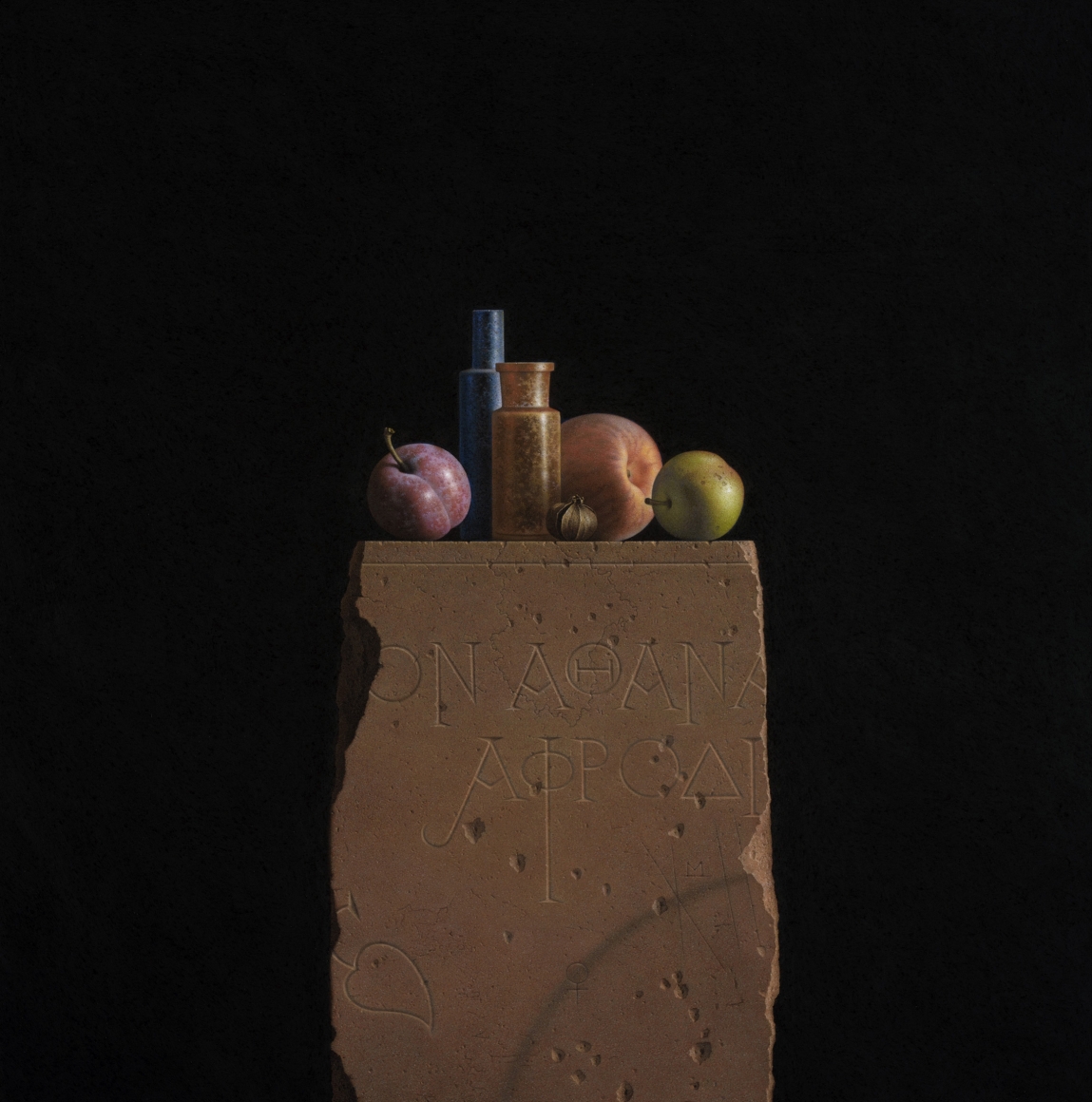 G. Daniel Massad, Cytherea, 2012, pastel on paper, 17 ¼ X 17 inches