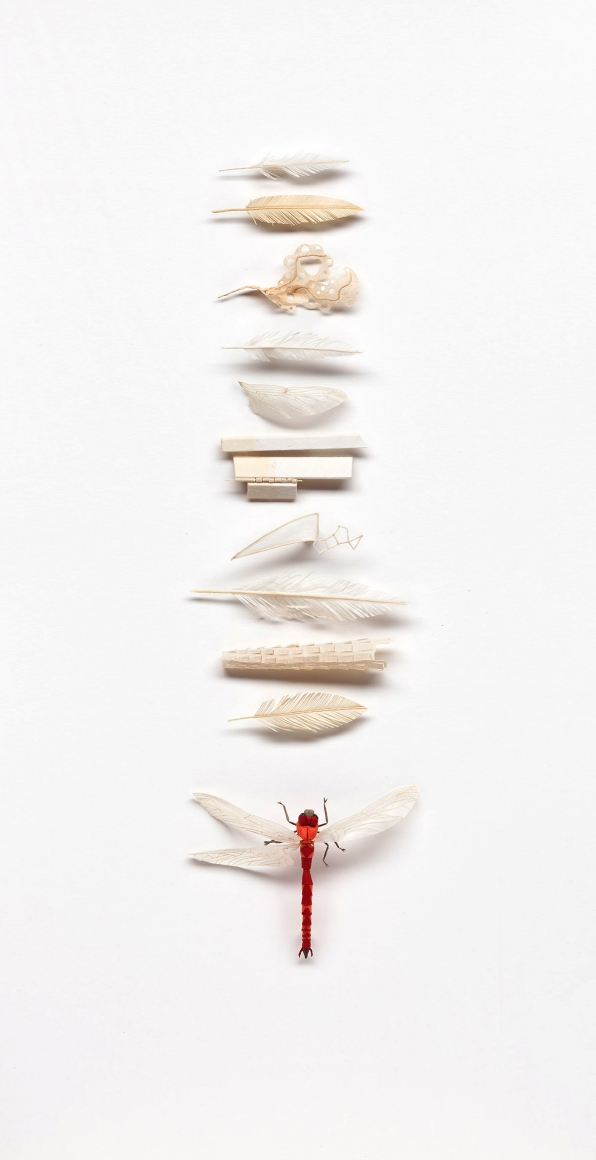 Cybèle Young, One that works, 2014, Japanese paper, 24 x 12 x 2 inches