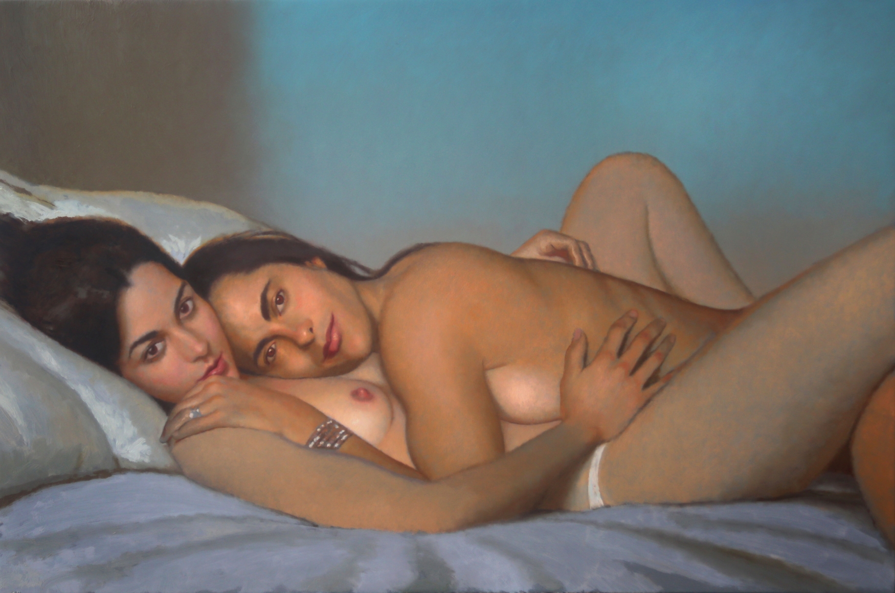 Bo Bartlett, Brooklyn (SOLD), 2014, oil on canvas, 24 x 36 inches