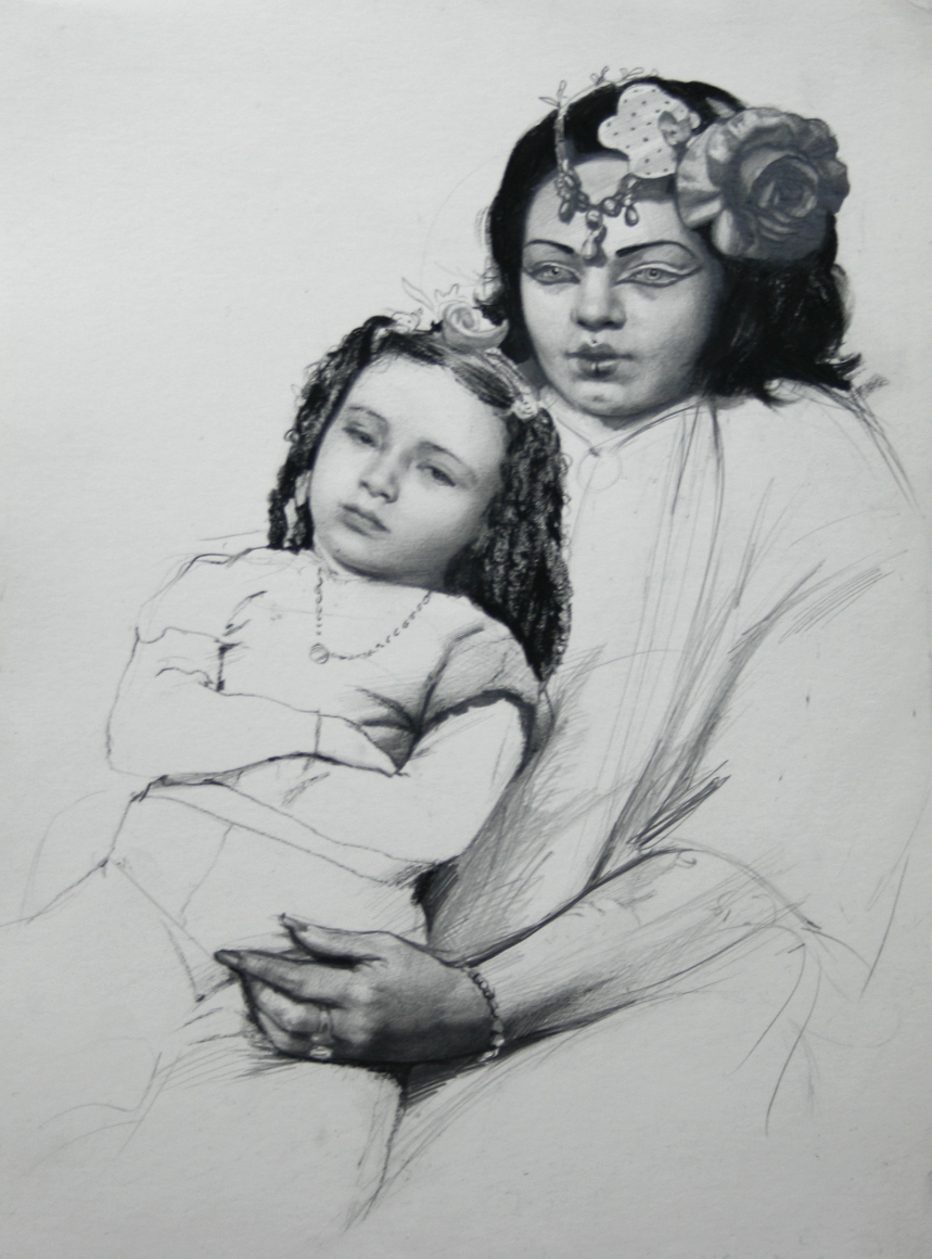 Steven Assael, Venus and Destiny, 2008, oil on canvas, 14 1/2 x 10 7/8 inches