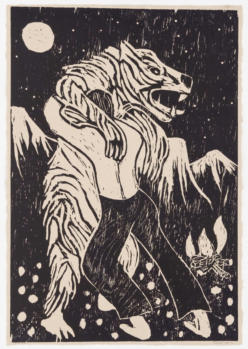 bosman adversaries woodcut