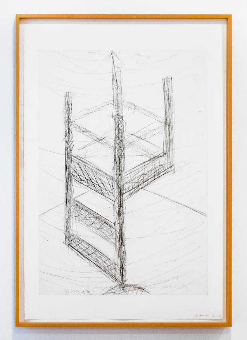 bruce nauman "suspended chair"