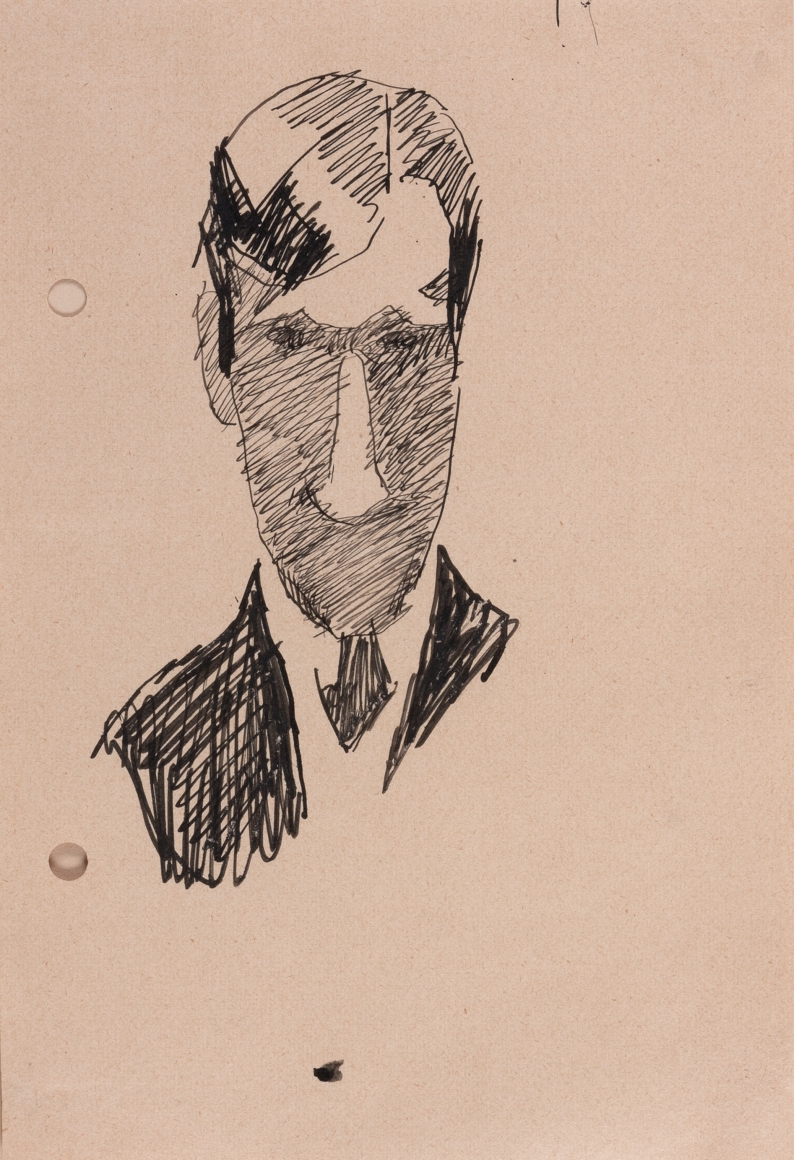 Self Portrait by Lyonel Feininger