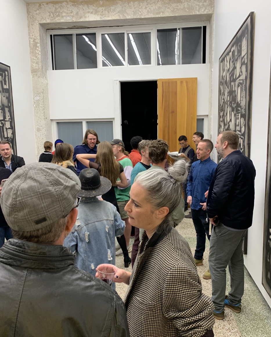 Phil Wagner, "Obsolescence", Opening night - Main exhibition space.