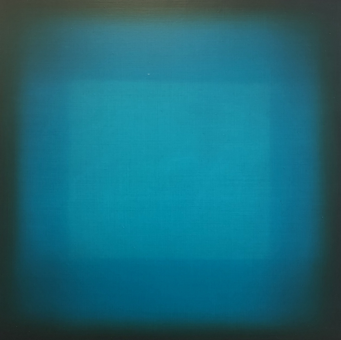 Eric Freeman Turquoise Crossing Turquoise 2018 The Colour of Light Oil on canvas