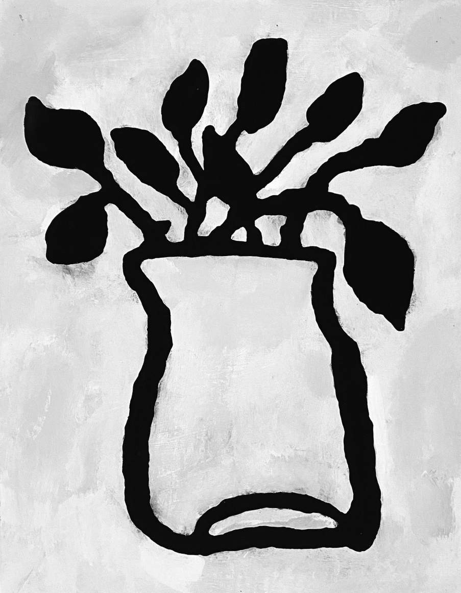 BRINTZ GALLERY_DONALD BAECHLER_Botanical Study #2_2020_27x21 inches_Unique Art