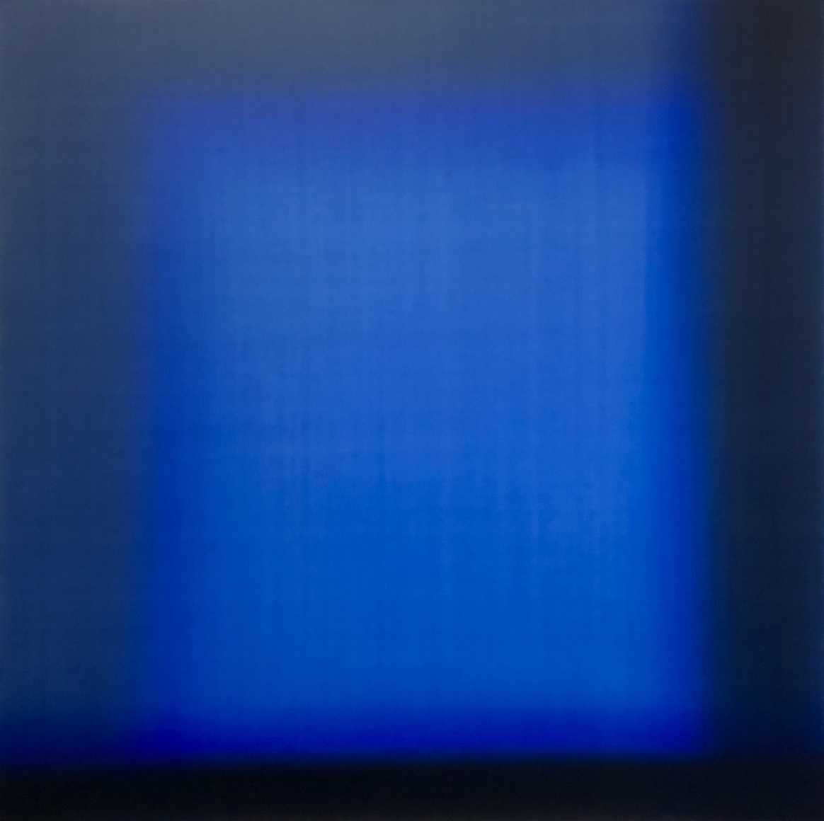 Eric Freeman Blue Square 1, 2018 The Colour of Light Oil on canvas