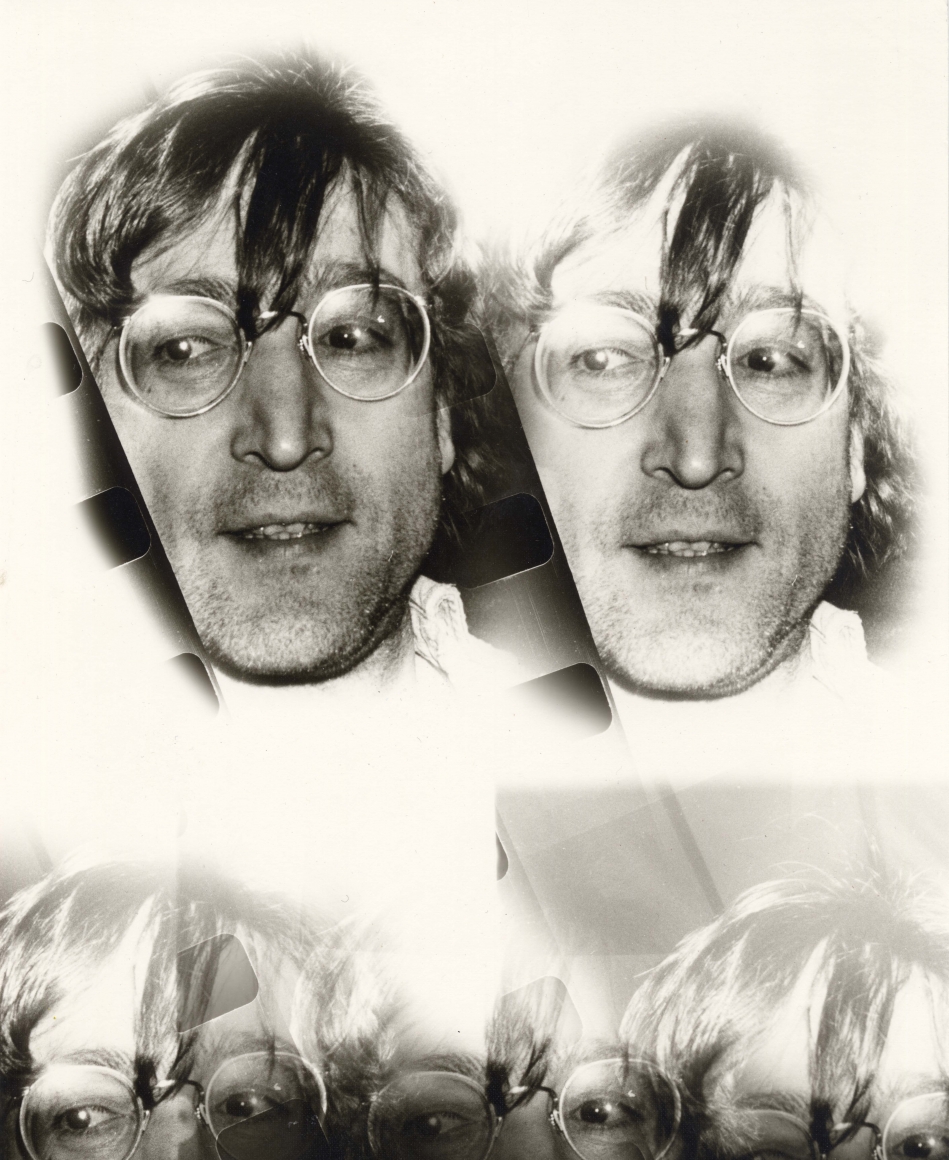 John Lennon Four Times by Christopher Makos