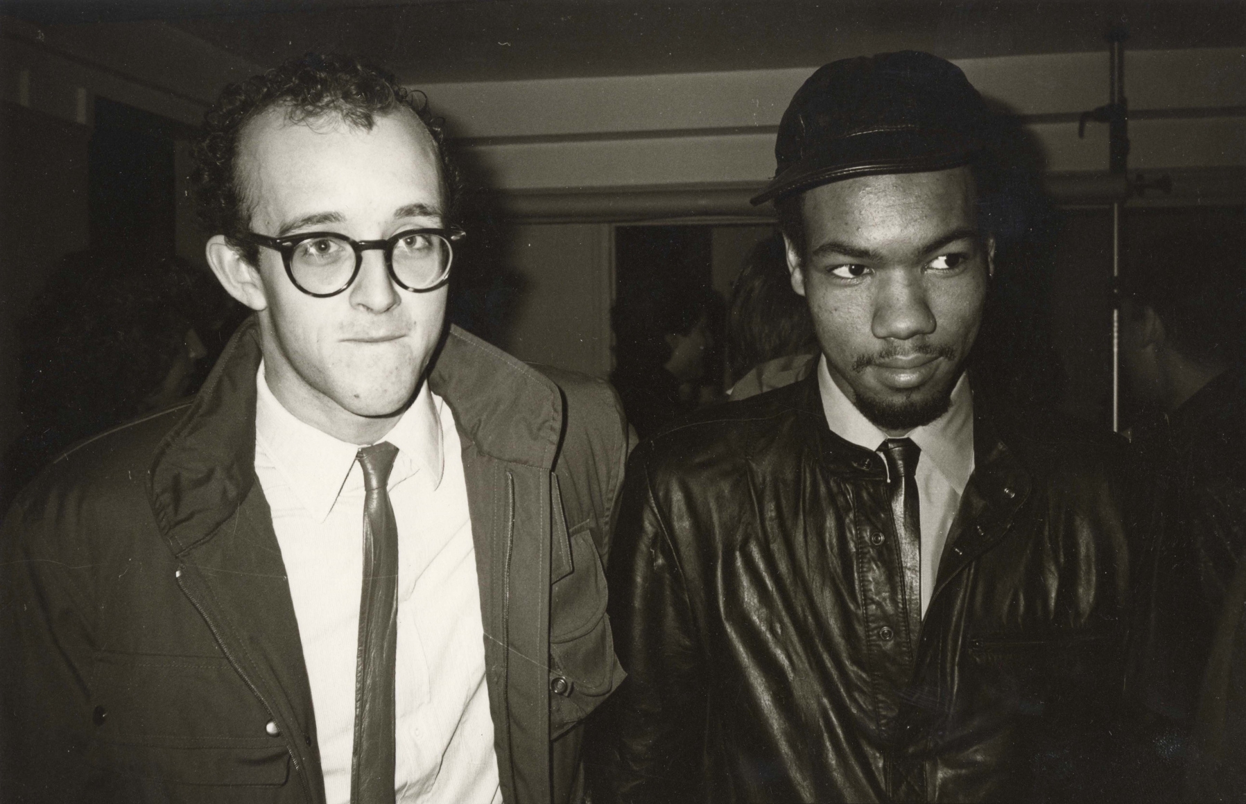 Keith Haring and Juan Dubose by Christopher Makos