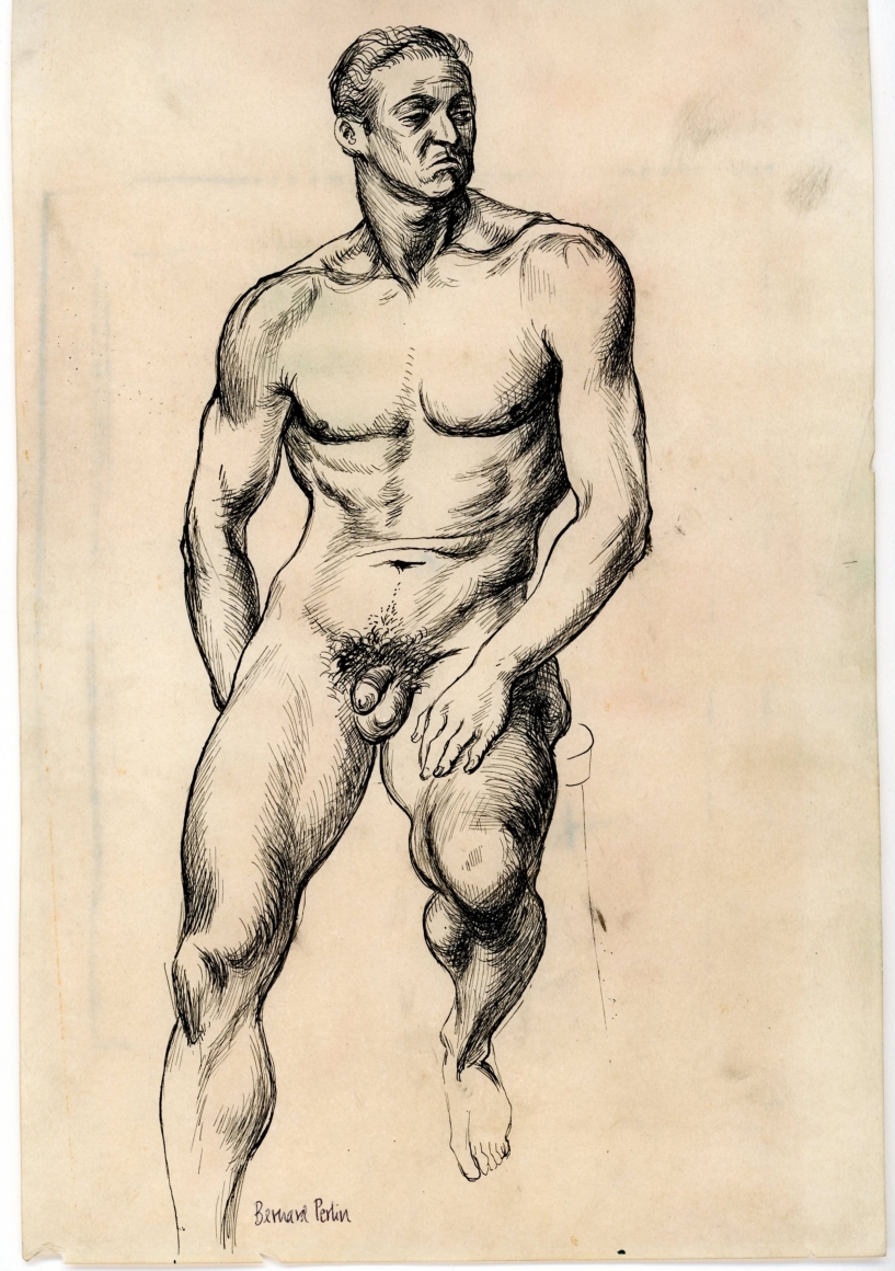 Bernard Perlin, Scowling Man