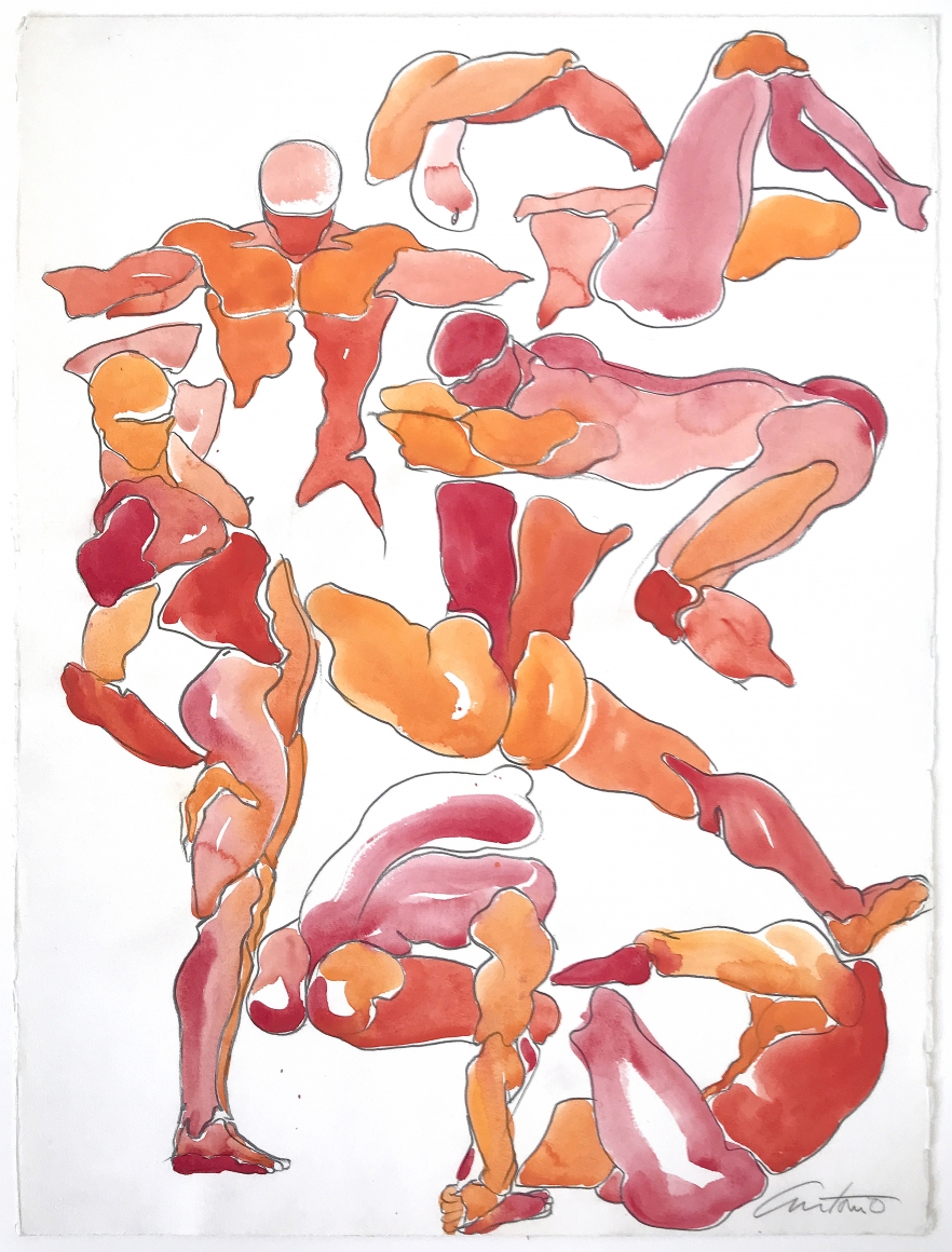 Color drawing by Antonio Lopez