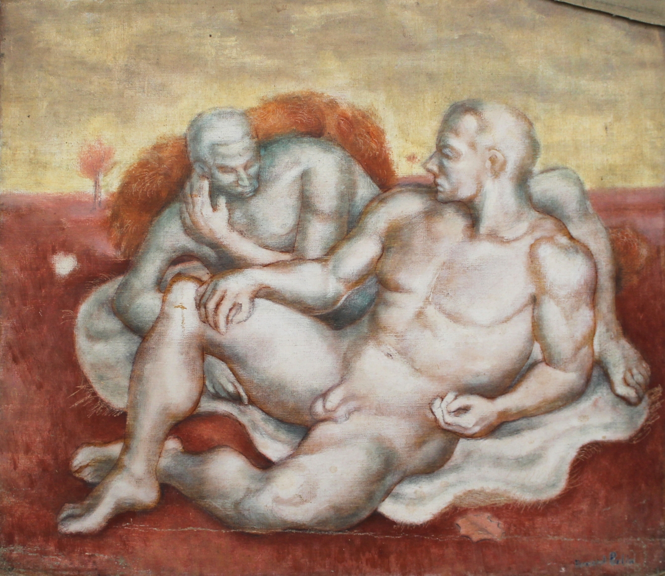 Bernard Perlin, Two Male Nudes