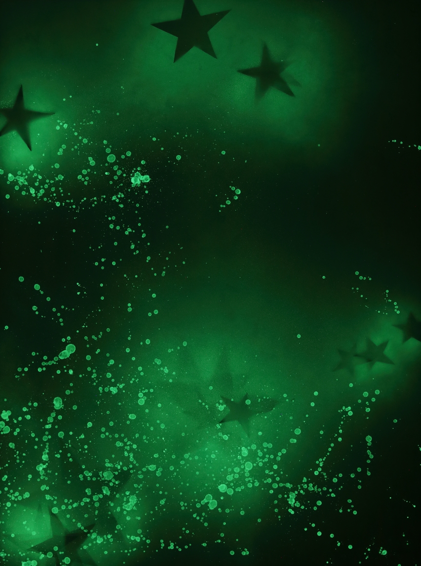 Koo Jeong A. Seven Stars, 2020, Phosphorescent pigment, acrylic painting on canvas, 200 x 150 x 2.5 cm. Courtesy of the artist & PKM Gallery.
