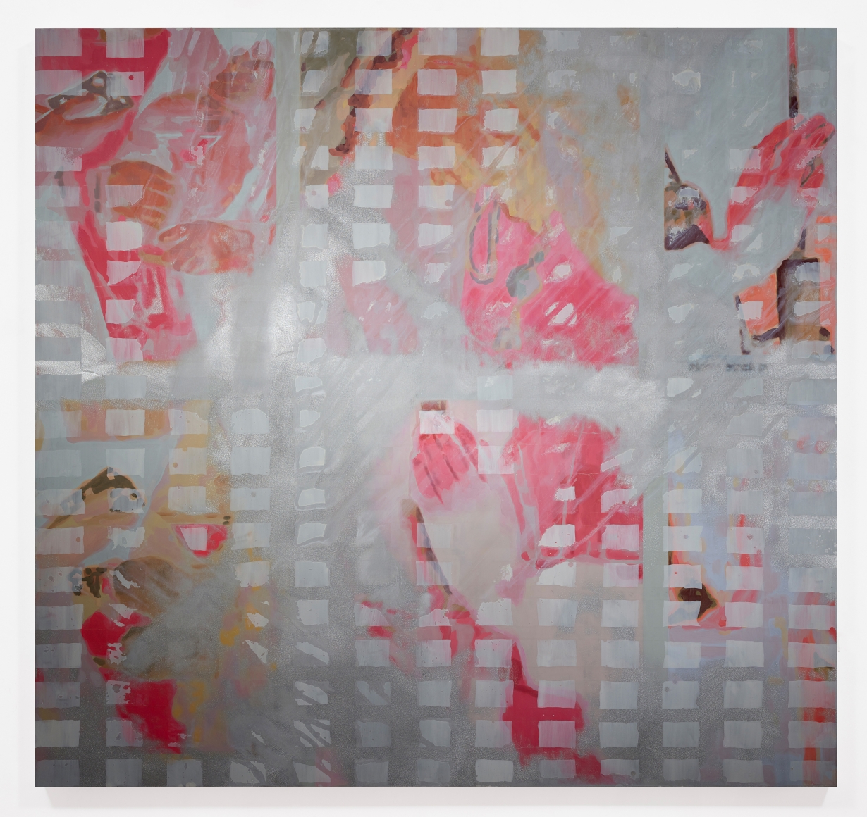 Toby Ziegler. Flesh in the age of reason 2, 2018, Oil on aluminium, 125 x 132 cm. Courtesy of the artist & PKM Gallery.
