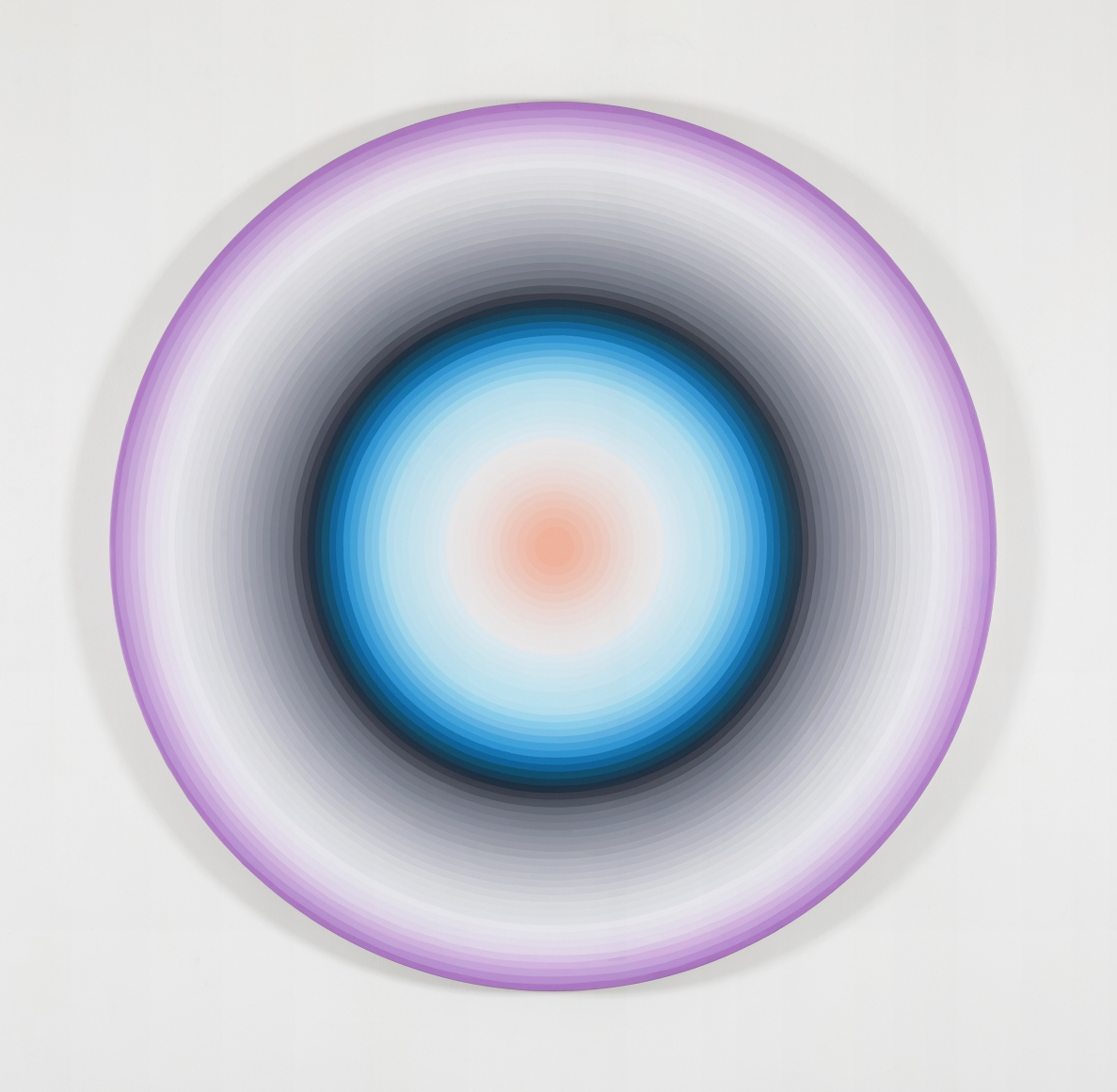Yan Lei. color wheel-K2, 2019, Acrylic on canvas, diameter 180cm. Courtesy of the artist & PKM Gallery.