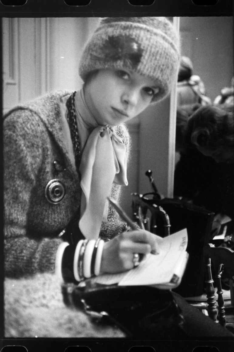 Bill Cunningham - Anna Wintour, January 1973 Gelatin silver print, printed c. 1973 ; Bruce Silverstein Gallery
