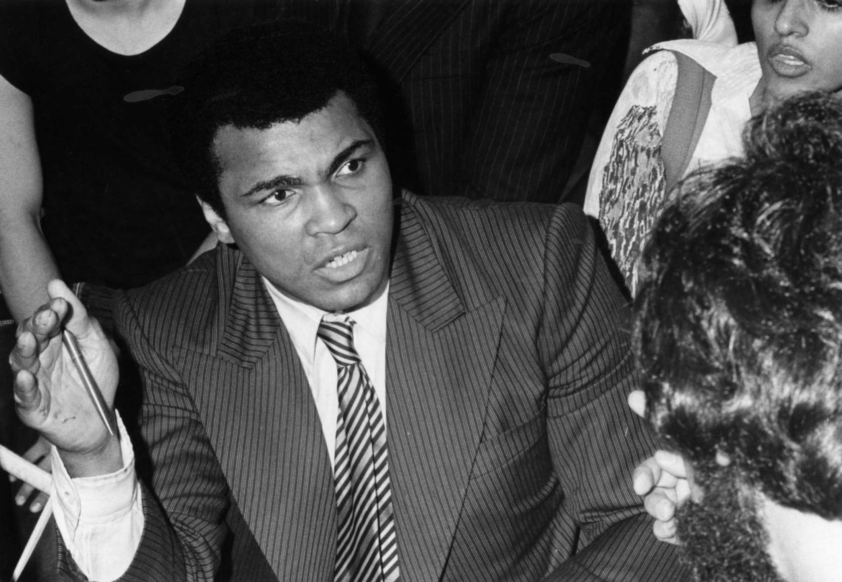 Herb Robinson - Muhammed Ali, 1977 | Bruce Silverstein Gallery