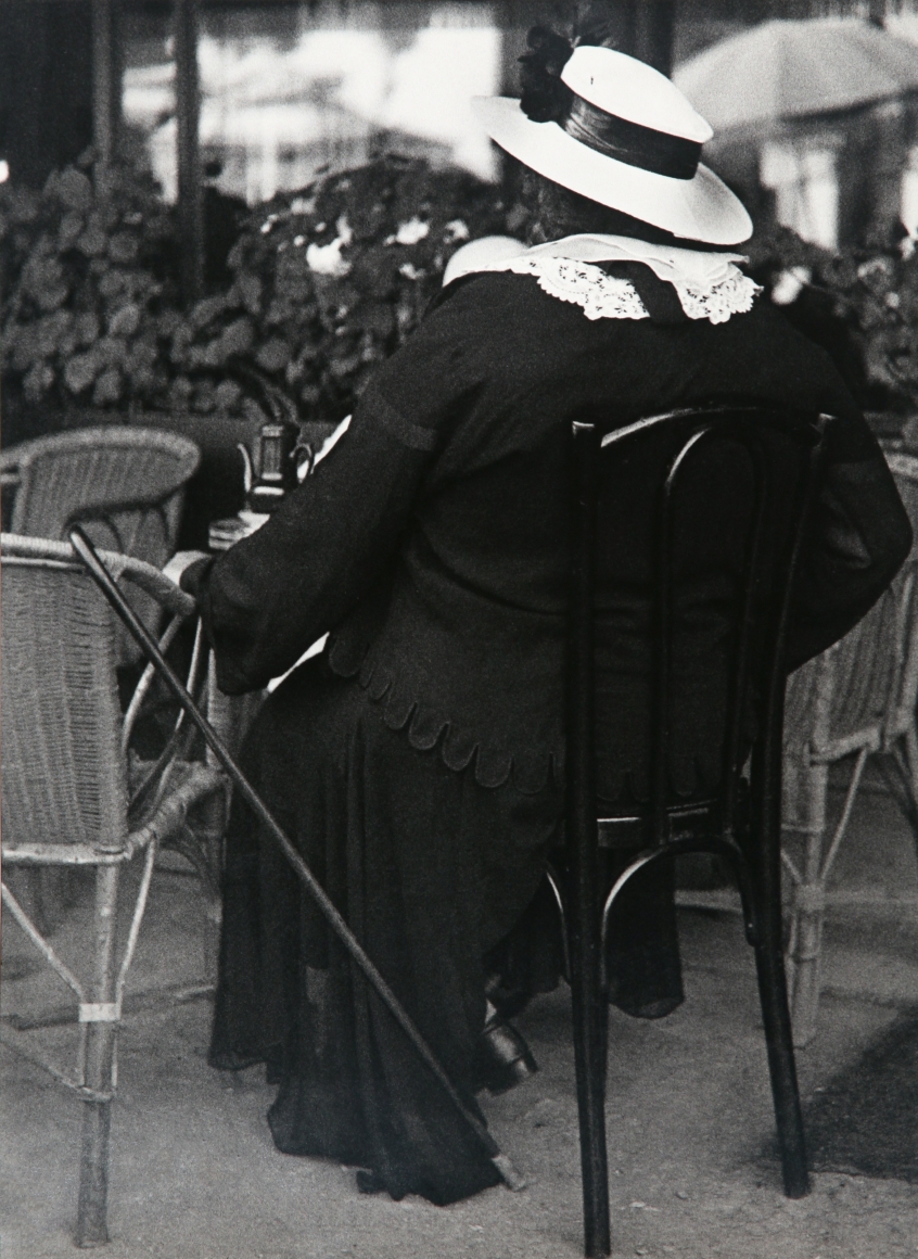 Lisette Model - Gambler, French Riviera, 1934 Gelatin silver print, printed c. 1950 ; Bruce Silverstein Gallery