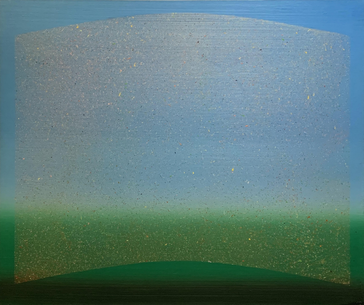 Adger Cowans ; Orbiting, 1998 Arcylic on canvas 60 x 72 inches ; Bruce Silverstein Gallery
