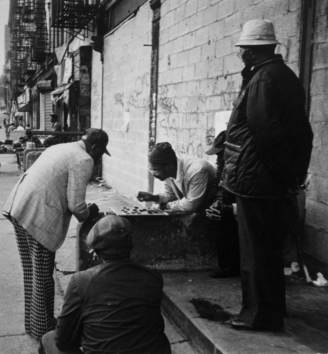 Herb Robinson - Harlem Checker Players, 1963 | Bruce Silverstein Gallery