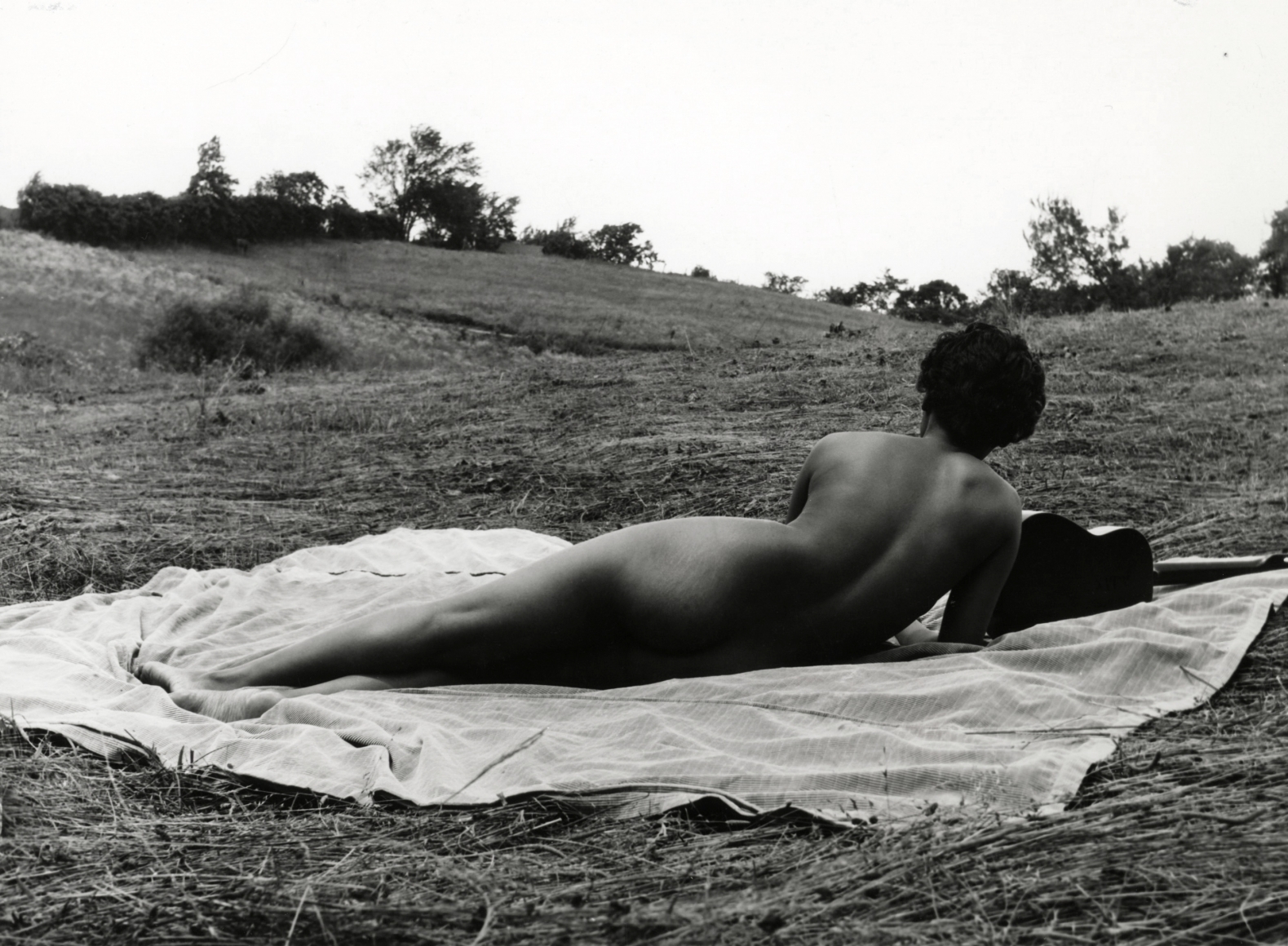 Adger Cowans, Goddess and Guitar, 1955