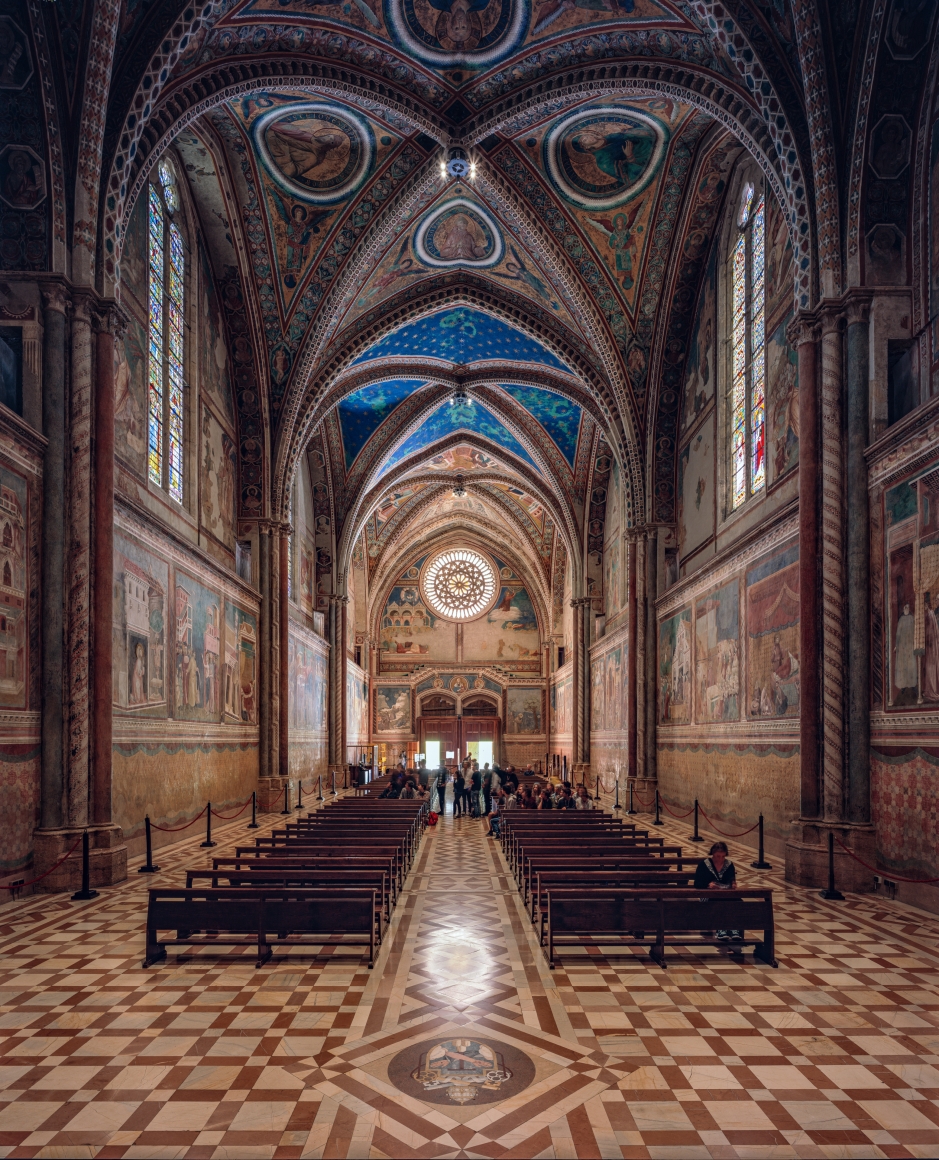Ahmet Ertuğ - Basilica of St. Francis, Assisi, 2017 Chromogenic print ; Bruce Silverstein Gallery