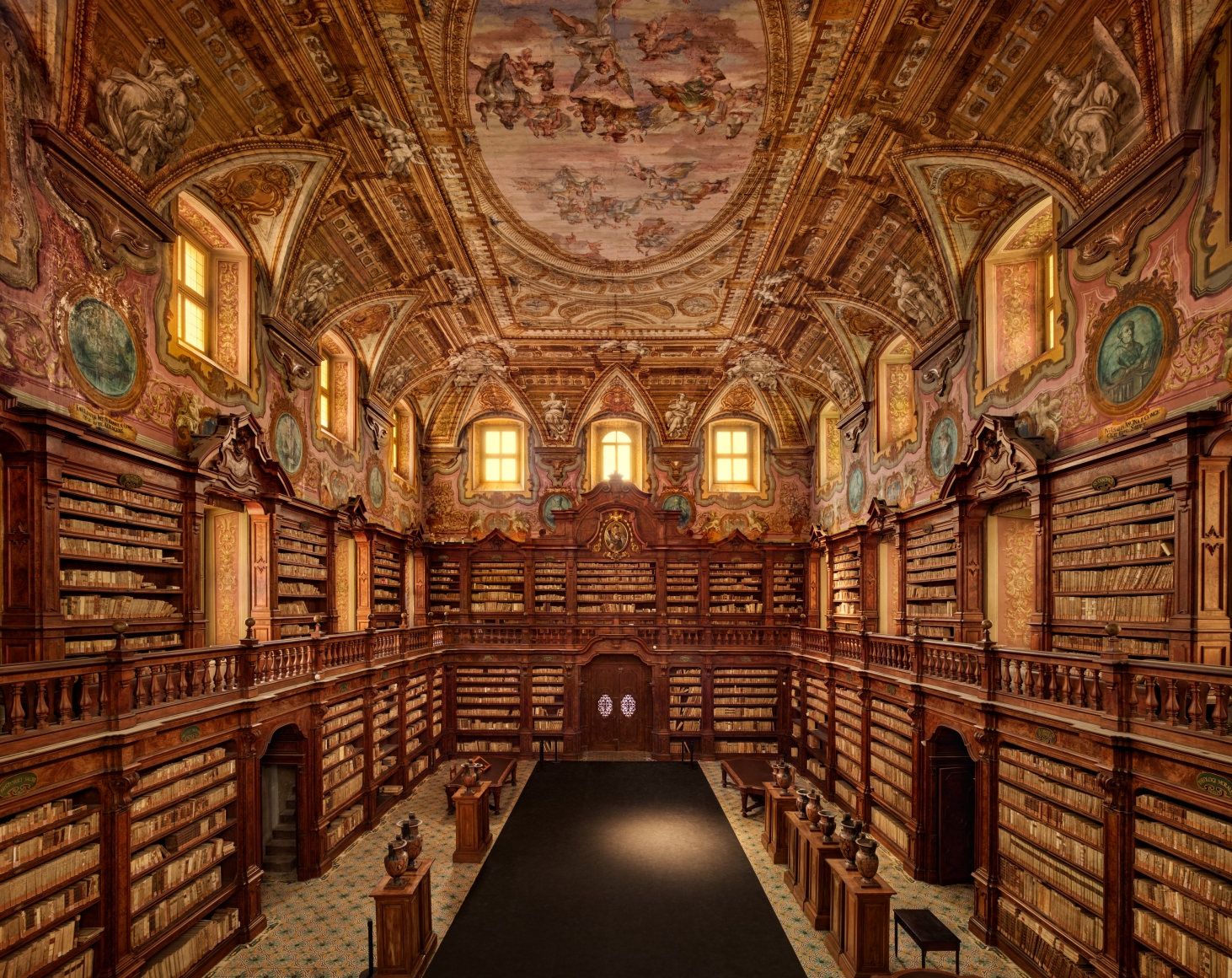 Ahmet Ertuğ - Girolamini Library, Naples, 2019 Chromogenic print ; Bruce Silverstein Gallery