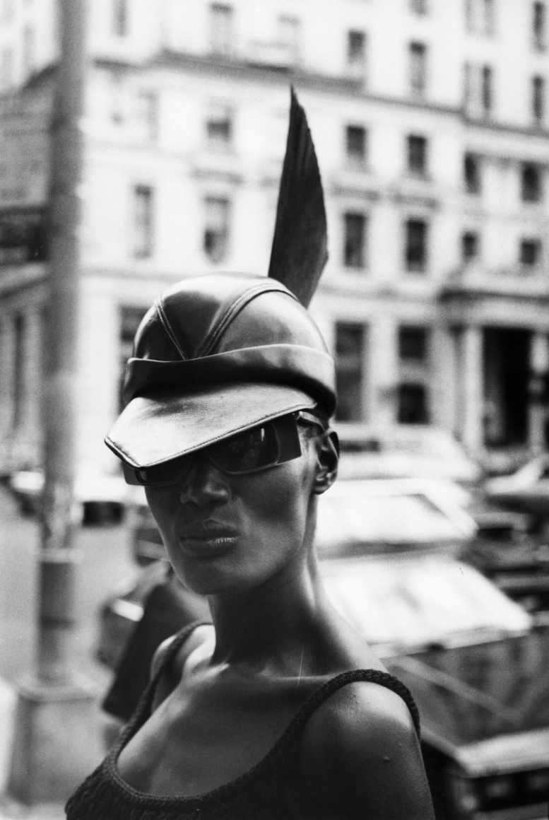 Bill Cunningham - Grace Jones, 1979-1981 Gelatin silver print, printed c. 1979-1981 ; Bruce Silverstein Gallery