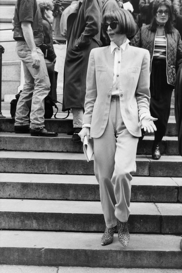 Bill Cunningham - Anna Wintour, c. 1980s Gelatin silver print, printed c. 1980s ; Bruce Silverstein Gallery