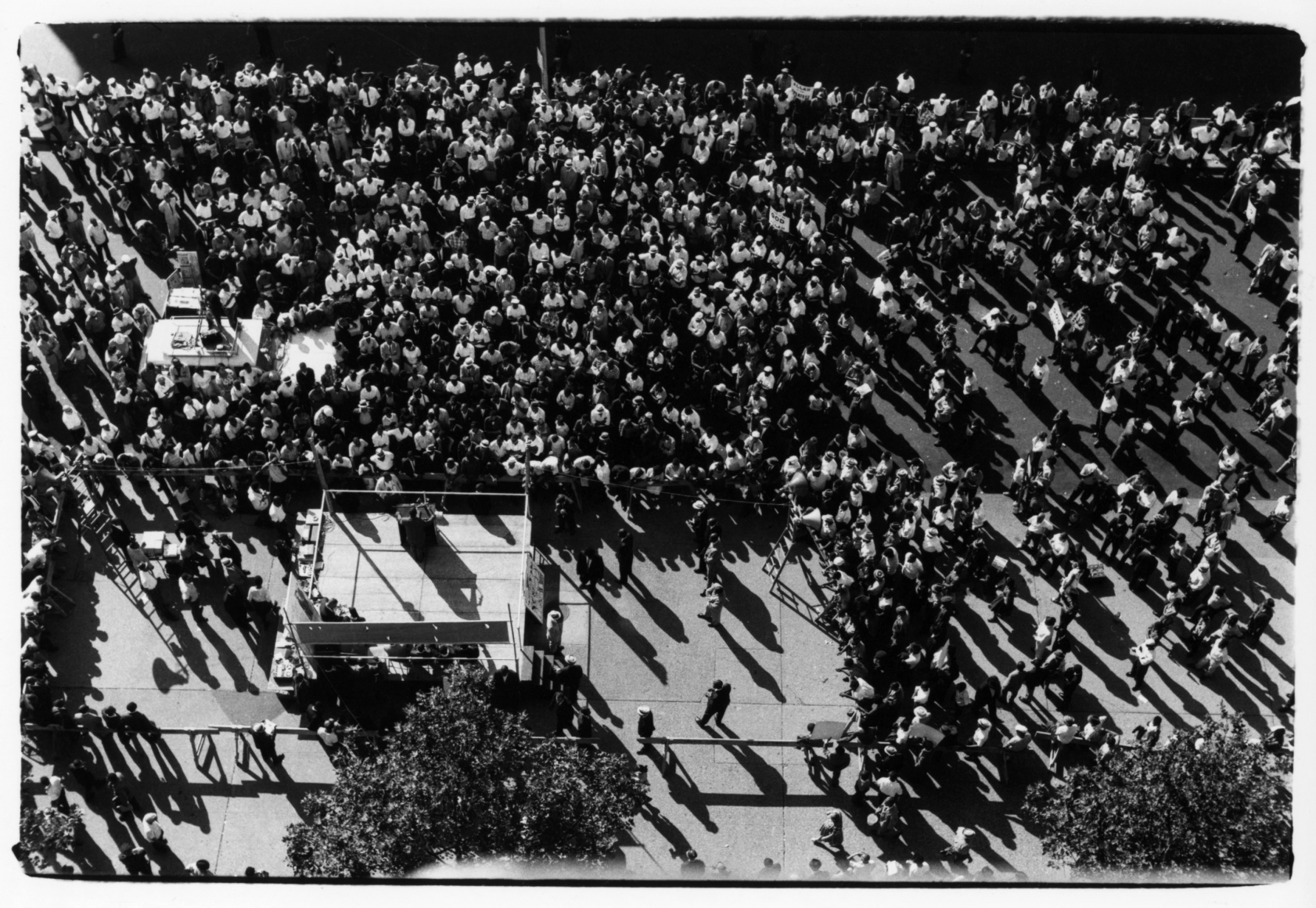Adger Cowans ; Malcolm X Speaks, 1963 ; Bruce Silverstein Gallery