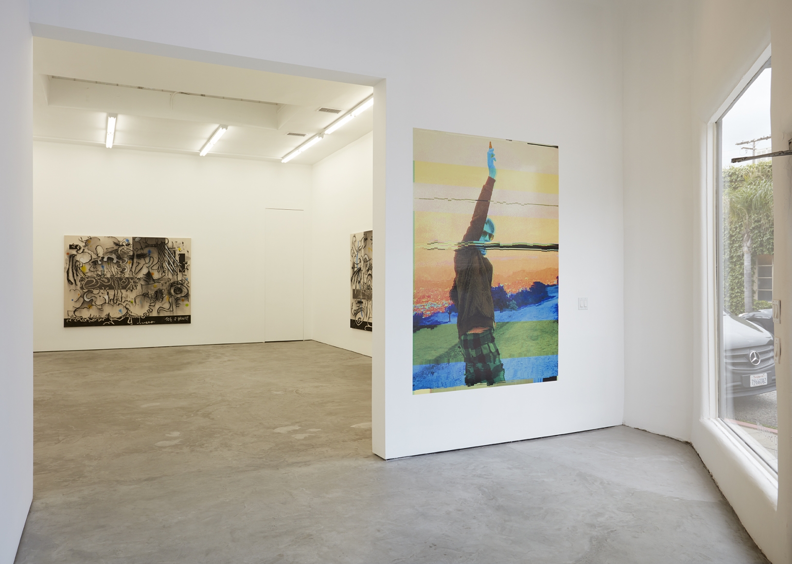 Installation View 5 of Jan-Ole Schiemann's Can You Show Me the Way to Paradise Road? (March 18–April 17, 2017) Nino Mier Gallery, Los Angeles, CA
