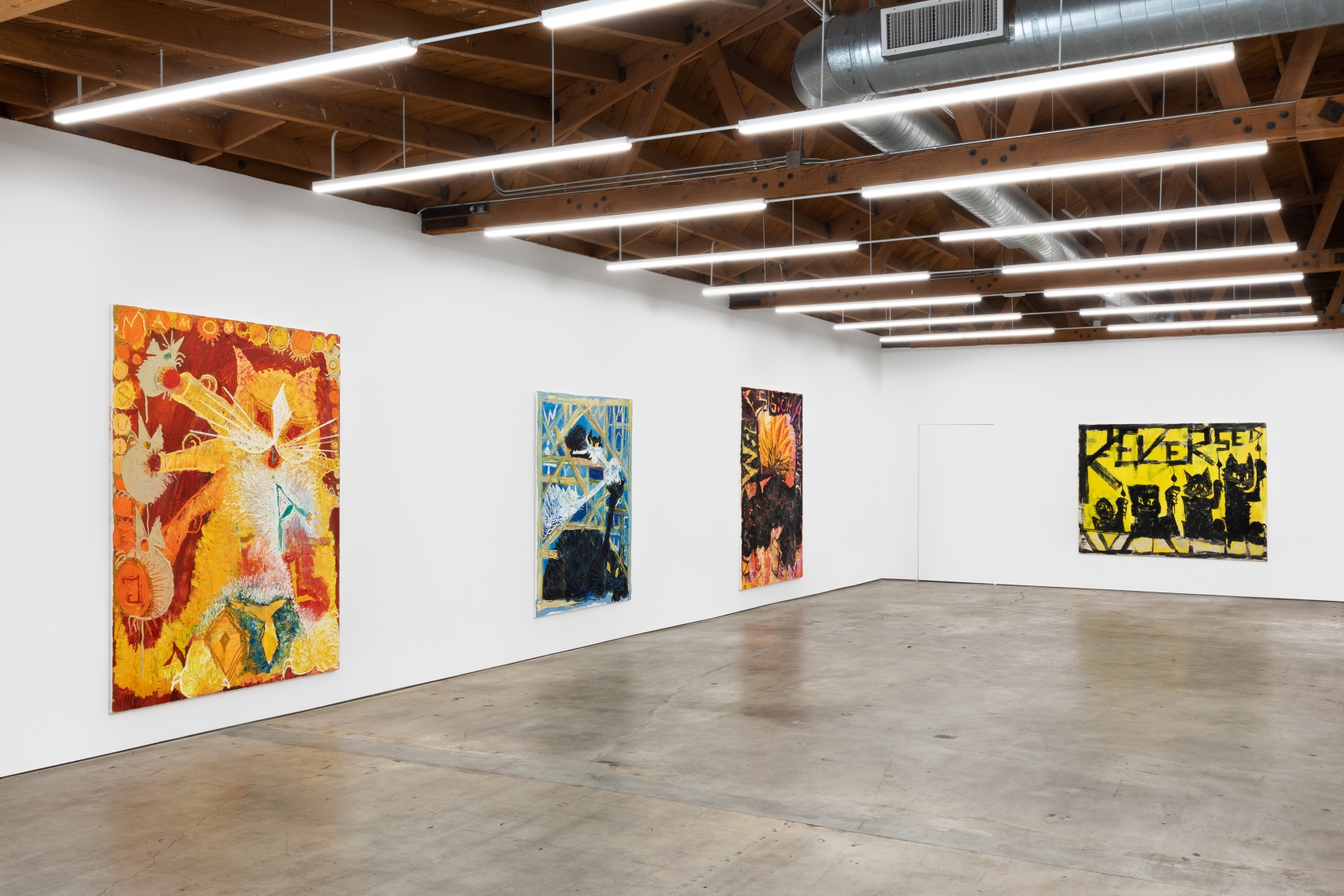 Installation View of Bendix Harms: Reversed Evolution—How it feels to be Mamon (September 12–October 10, 2020) Nino Mier Gallery, Los Angeles, CA