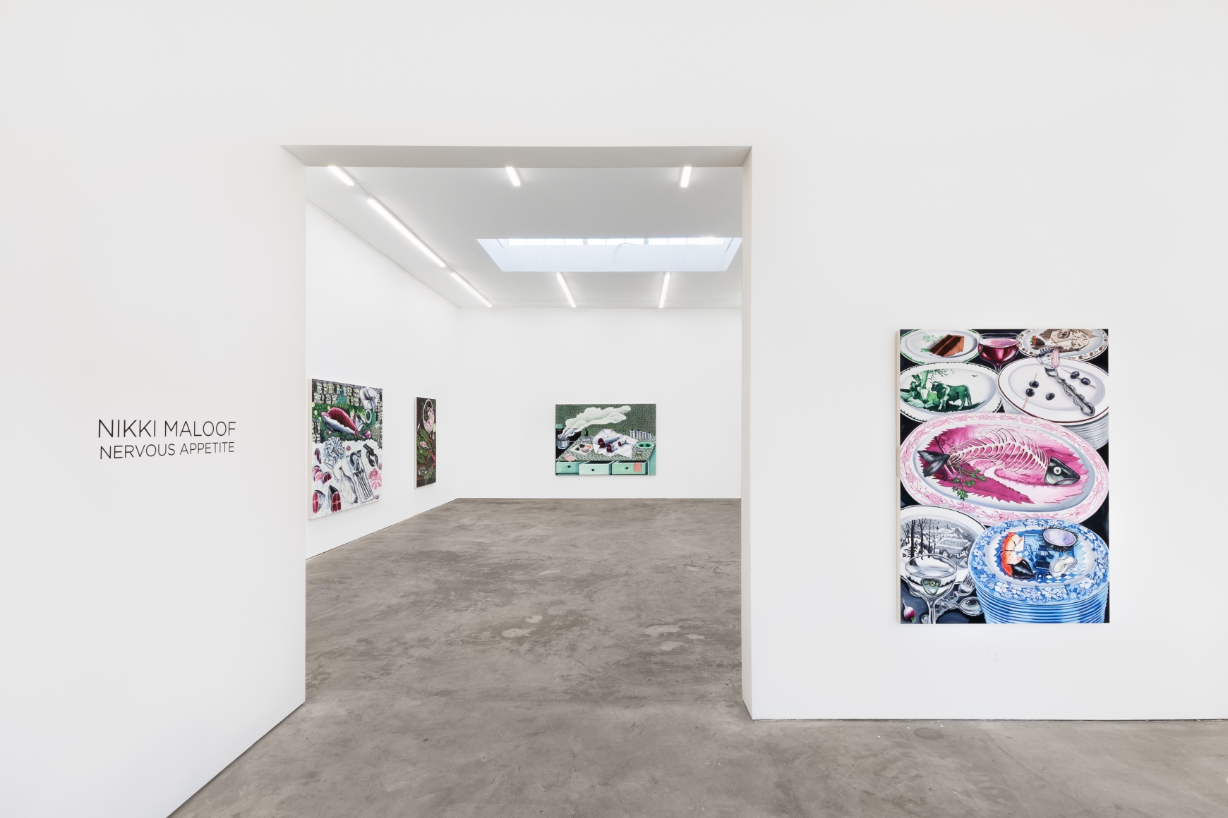 Installation View of Nikki Maloof: Nervous Appetite (November 21–December 19, 2020) Nino Mier Gallery, Los Angeles, CA 6/10