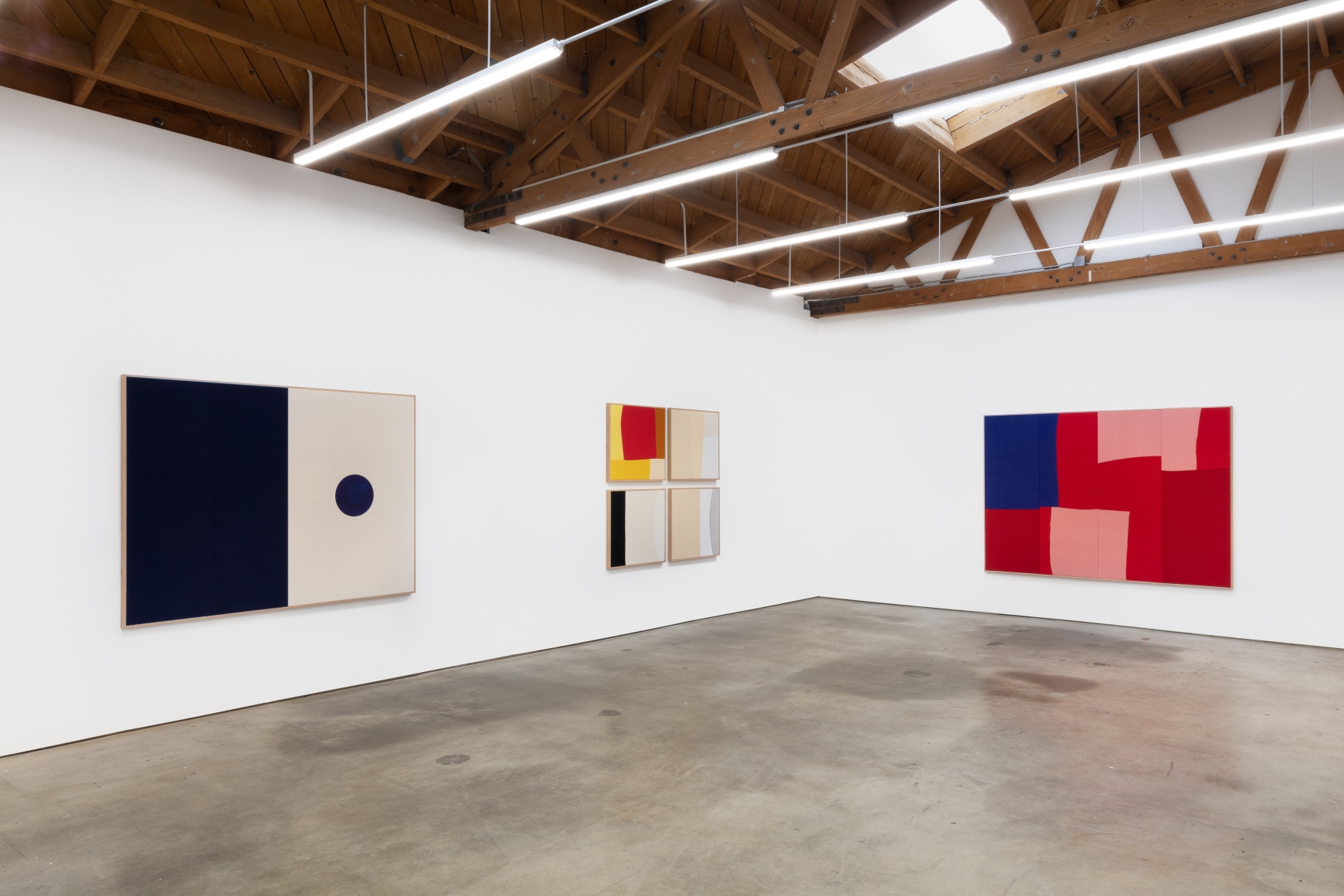 Installation View of Ethan Cook: Arenas (October 24–November 21, 2020). Nino Mier Gallery, Los Angeles, CA