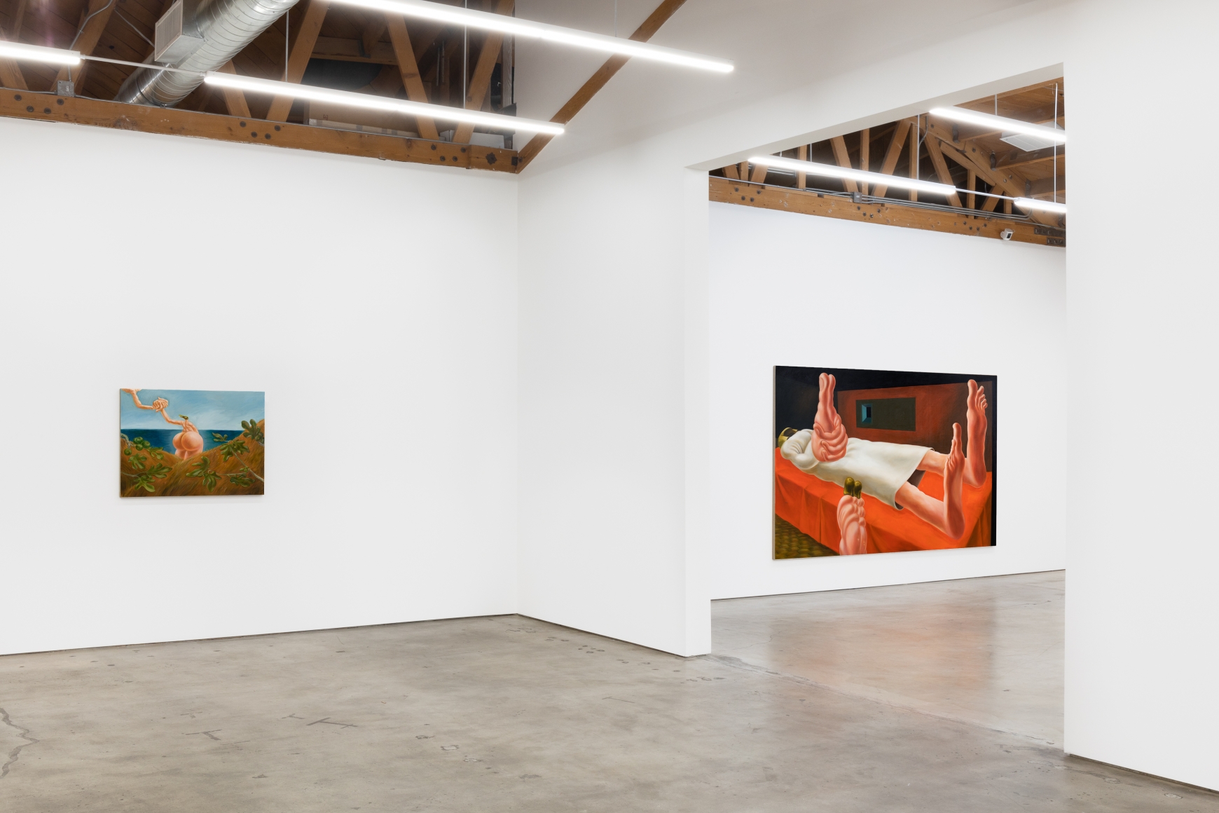 Installation View of Louise Bonnet, Vagabond, Nino Mier Gallery, Los Angeles