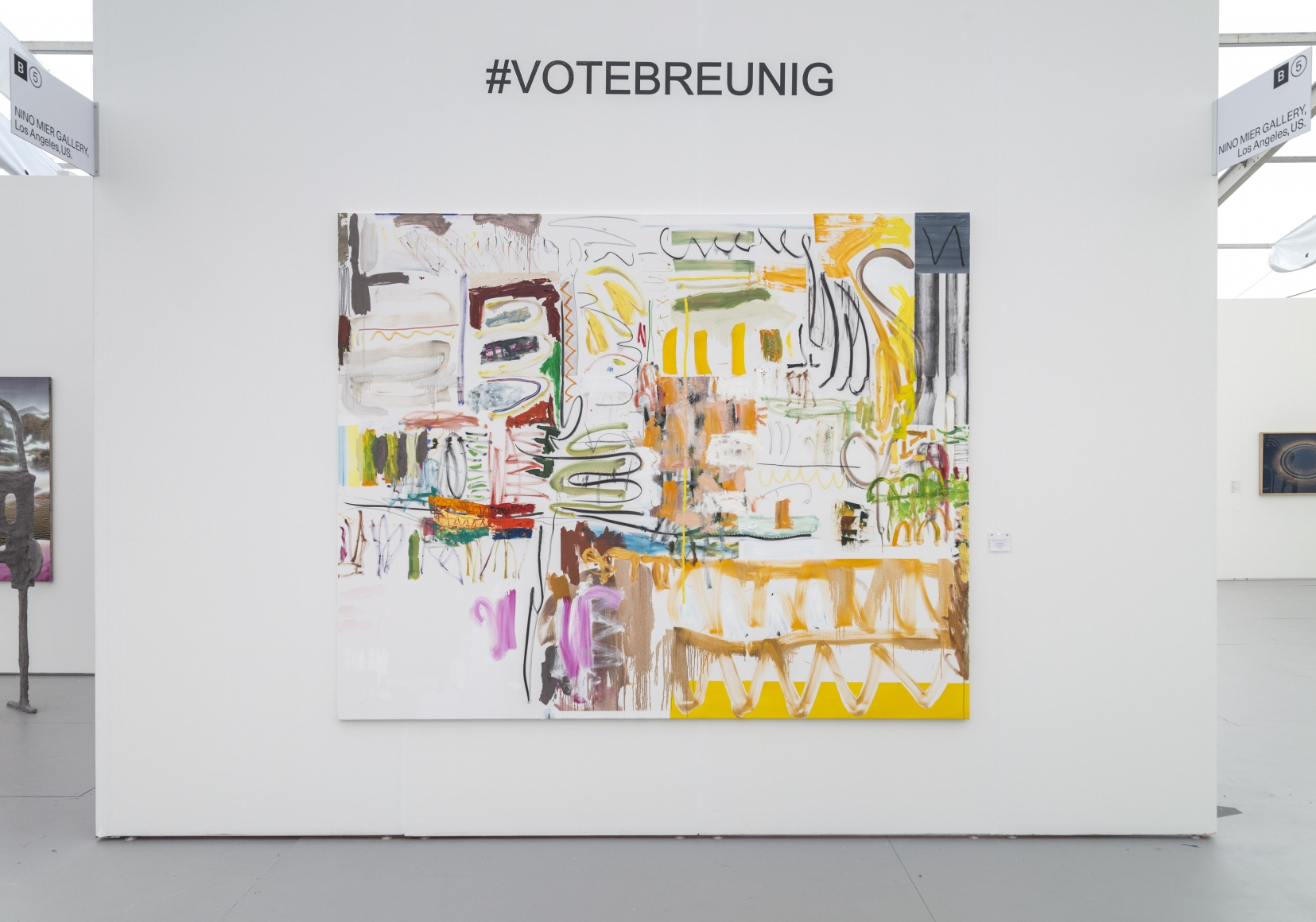 UNTITLED, ART, Miami Beach 2019, Installation view; Breunig close-up