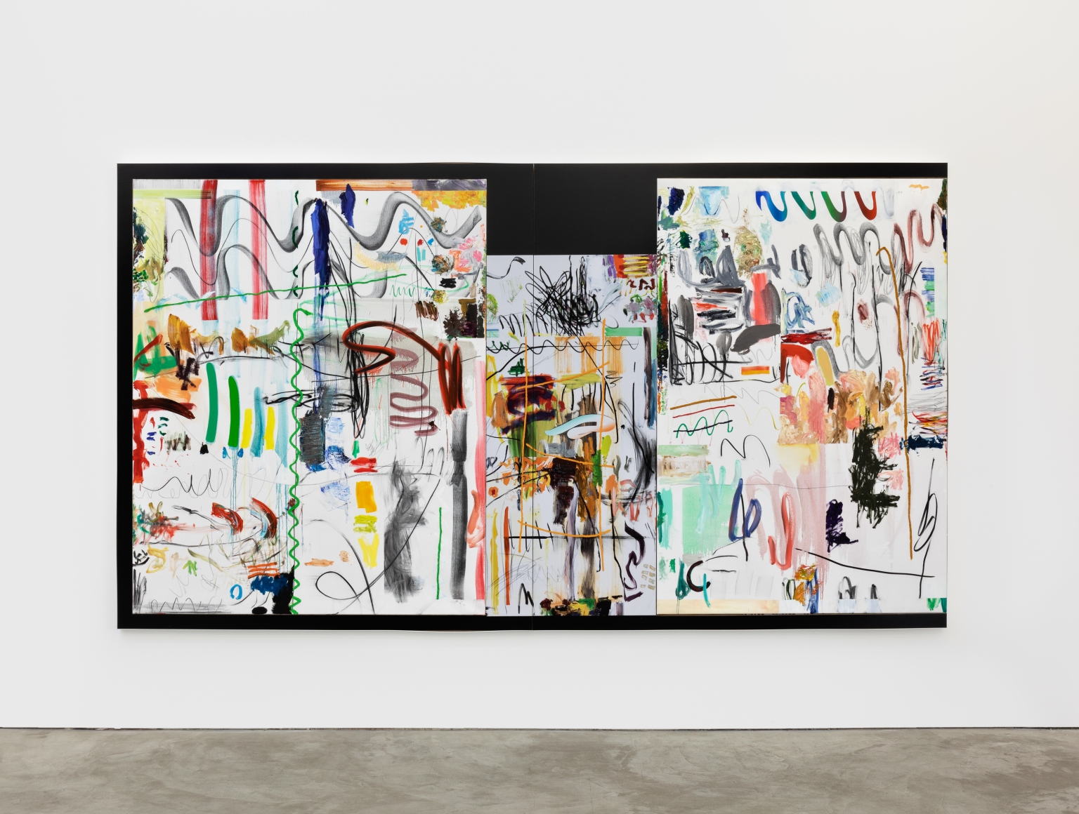 Installation View of "Hi_LoRes_58", "Hi_LoRes_46", and "Hi_LoRes_52"