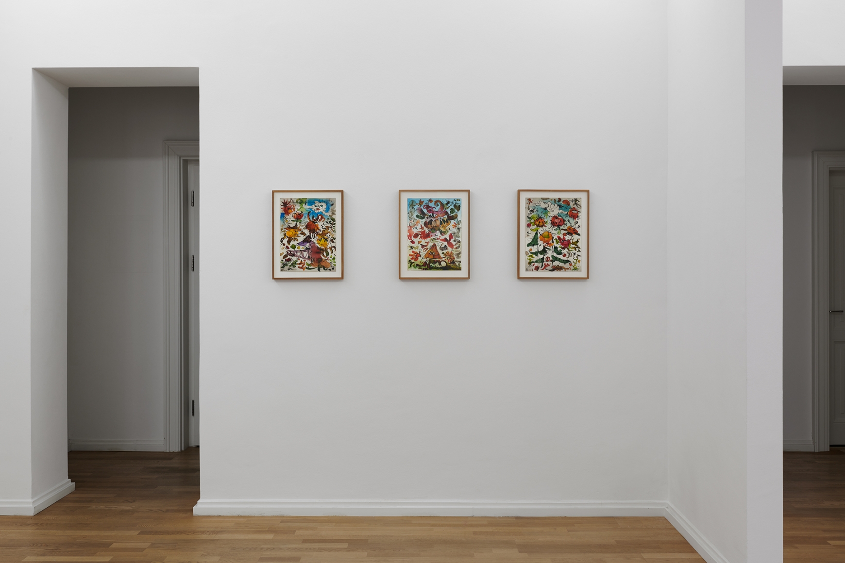 Installation view of Jan-Ole Schiemann's, Are you relevant my friend?, (March 21-April 10, 2021). Salon Nino Mier Cologne