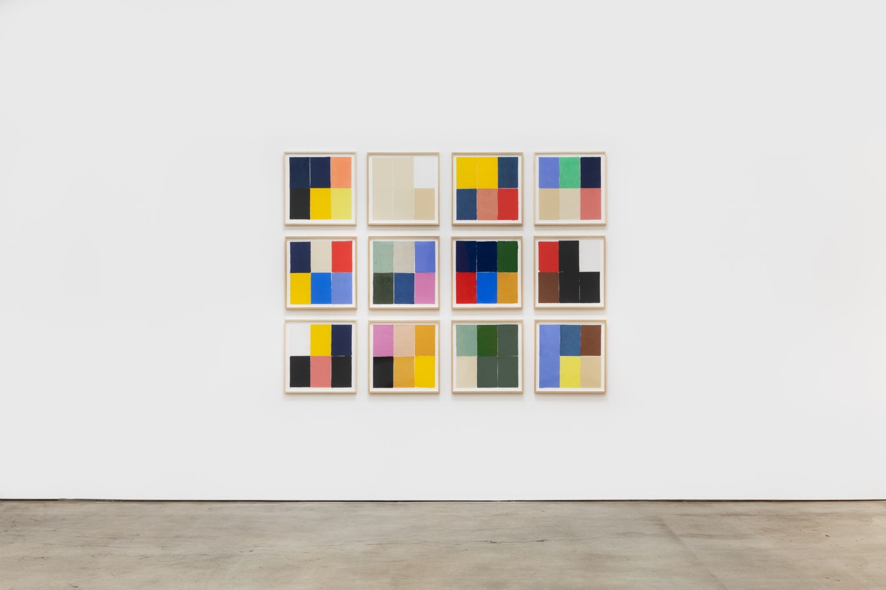 Installation View of Ethan Cook: Arenas (October 24–November 21, 2020). Nino Mier Gallery, Los Angeles, CA
