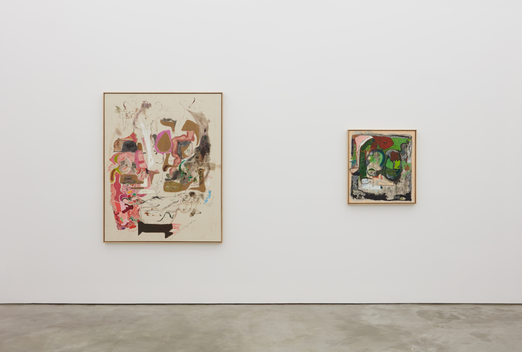 Installation view 4 of Michael Bauer: Soft Paintings (Bearnaise) (January 27 – March 11, 2017), Nino Mier Gallery, Los Angeles
