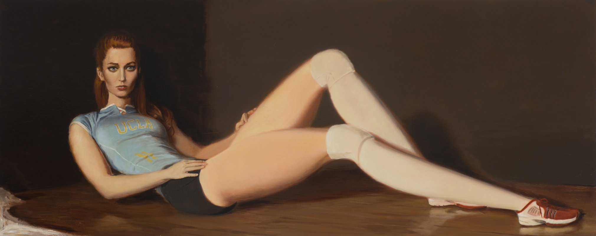 Jansson Stegner UCLA, 2014 Oil on linen 24 x 64 in 61 x 162.6 cm (JAS14.001)
